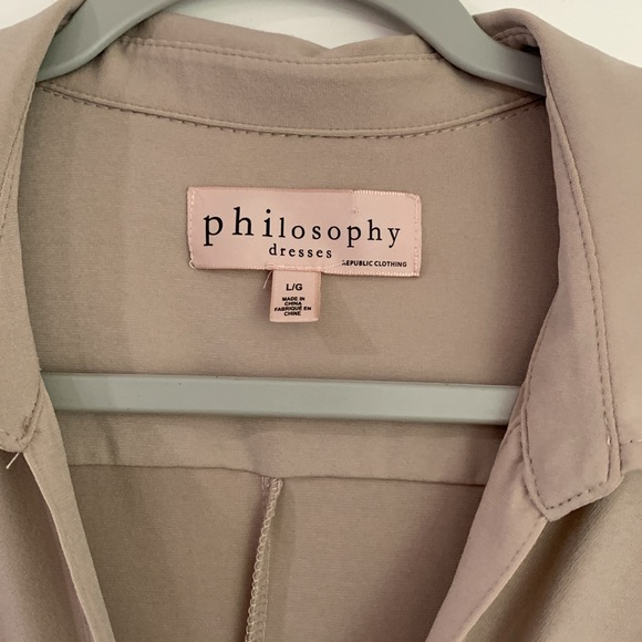 Women’s Philosophy Beige  Dress - Picture 2 of 7